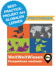 Best practice - Projekt  des Globales Lernen, Preisträger, WeltWeitWissen - Perspektiven wechseln 2014